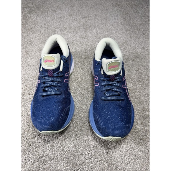 Asics Shoes - ASICS GEL-Kayano 27 Running Shoes Womens Size 8 Blue Pink Sneakers 1012A649